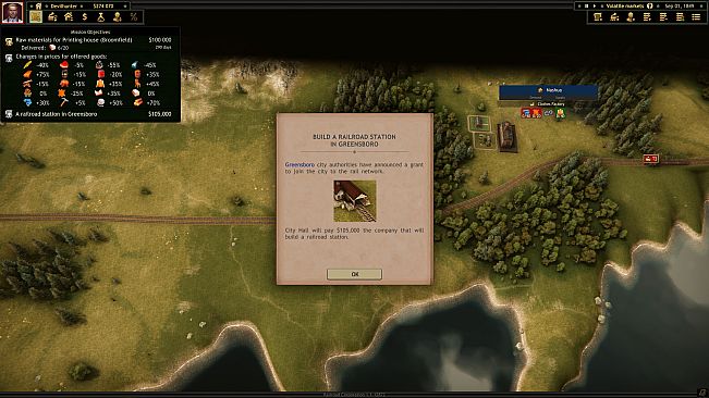 Railroad Corporation - Volatile Markets DLC