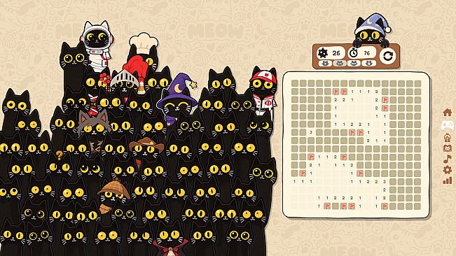 Mines & Meows: Cozy Minesweeper