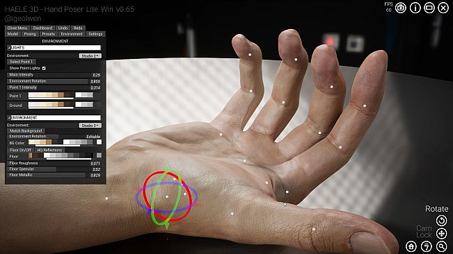 HAELE 3D - Hand Poses Lite - Drawing References