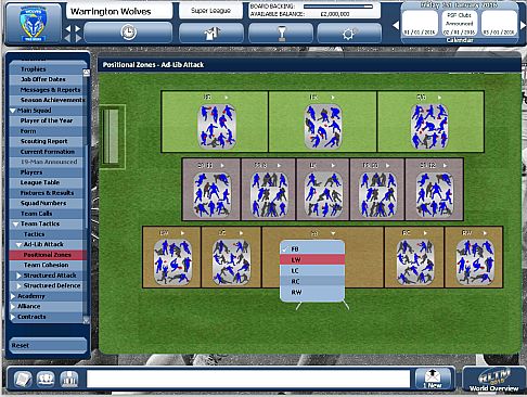 Rugby League Team Manager 2015