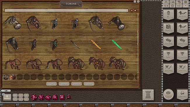 Fantasy Grounds - Jans Token Pack 33 - Desert Creatures 2