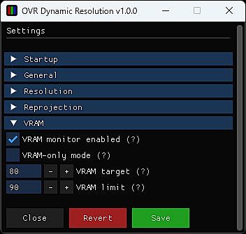 OVR Dynamic Resolution