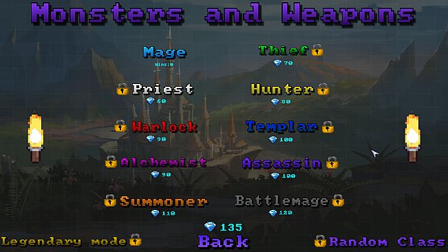 Monsters and Weapons