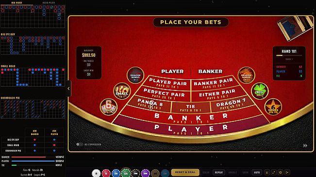 Baccarat Strada: Ultimate Baccarat Punto Banco Simulator & Trainer