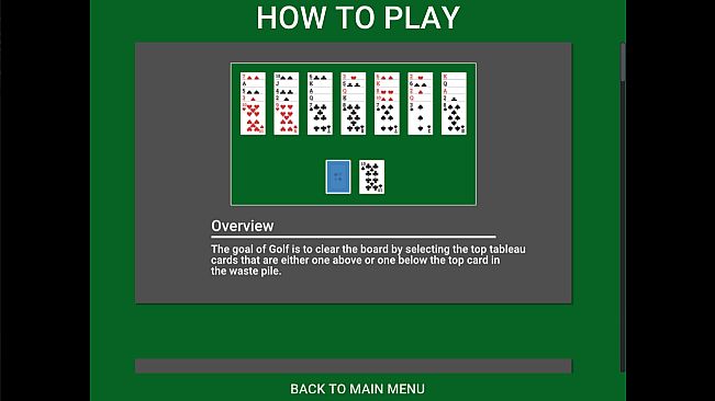 Golf Solitaire Simple