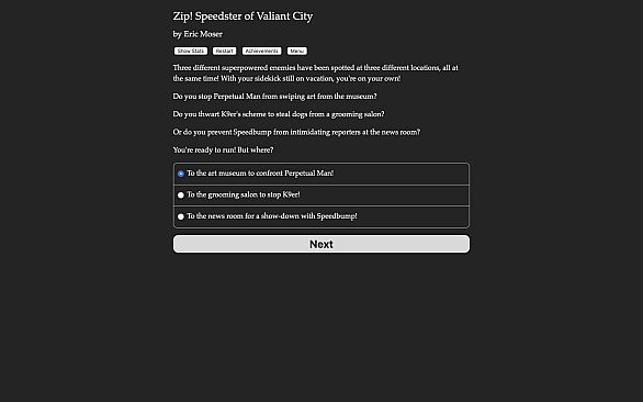 Zip! Speedster of Valiant City