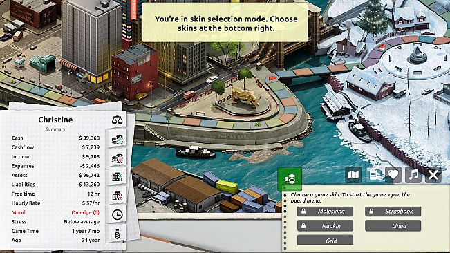 Timeflow Napkin Balance Skin