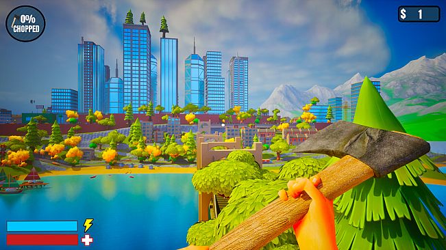 A Game About Cutting A Tree