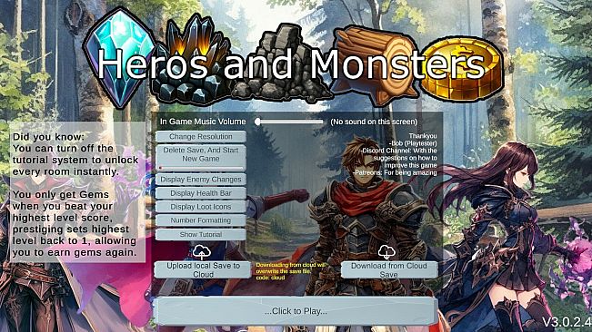 Heros and Monsters: Idle Incremental