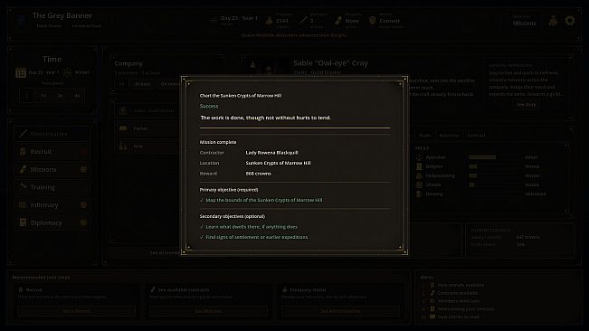 Mercenary Guild Manager