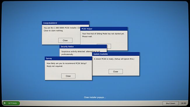 Computer Sitting Simulator