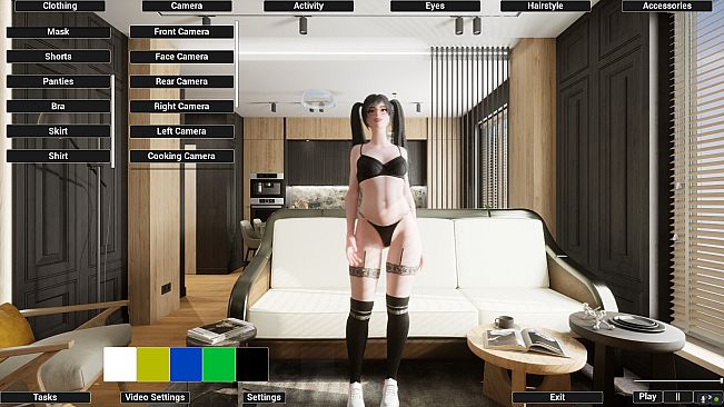 Virtual Girlfriend Lia - School Dress
