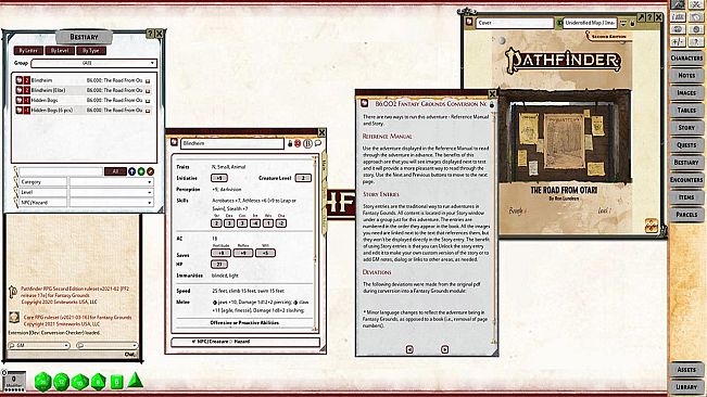 Fantasy Grounds - Pathfinder RPG - Pathfinder Bounty #6: The Road from Otari