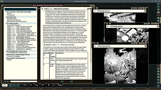 Fantasy Grounds - Fifth Edition Fantasy #10 The Castle in the Sky