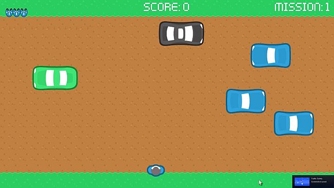 Traffic Safety Cross The Road Hard