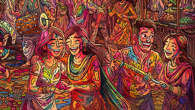 100 Holi Cats