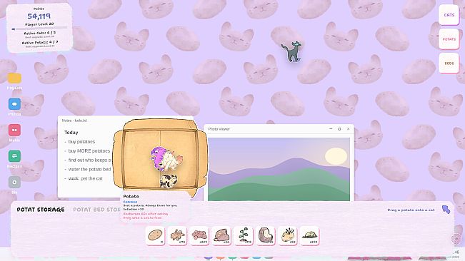 Desktop Cat or Potat