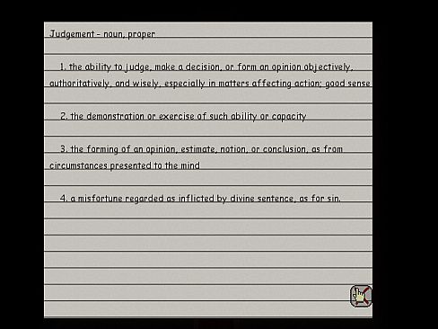 Judgement