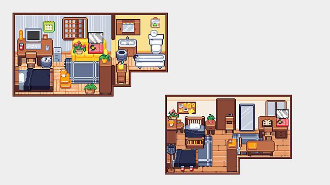 Pixel Room Stickers
