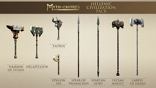 Myth of Empires - Hellenic Civilization Pack