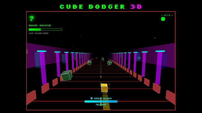 Cube Dodger 3D – Golden Titan Ship