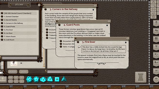 Fantasy Grounds - 5E: Mini-Dungeon #001 - Buried Council Chambers
