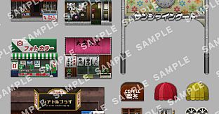 RPG Maker MV - SERIALGAMES Living Good City Tileset - 80's Scene SET