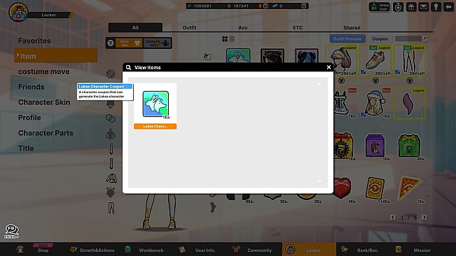 Freestyle2 - Lucas Character Coupon