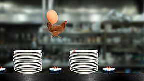 egg is broken. heart is too.