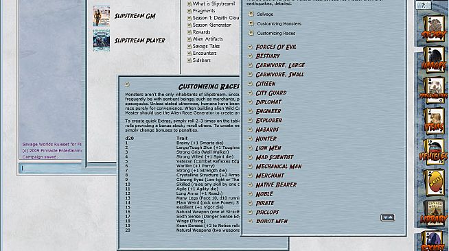 Fantasy Grounds - Slipstream Setting (Savage Worlds)