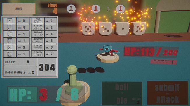 Tesserarii: The Dice Rolling Roguelike