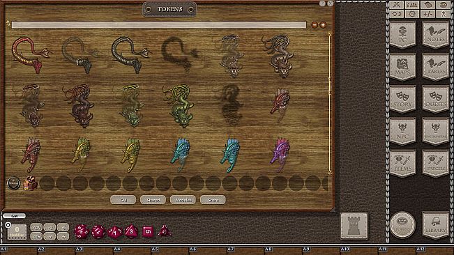 Fantasy Grounds - Jans Token Pack 32 - Aquatic Creatures 2