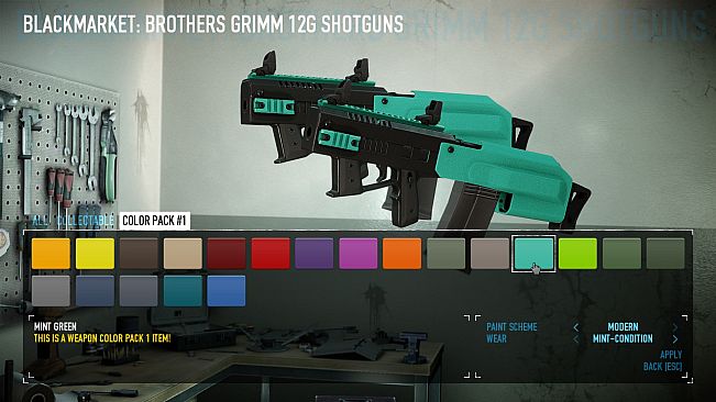 PAYDAY 2: Weapon Color Pack 1