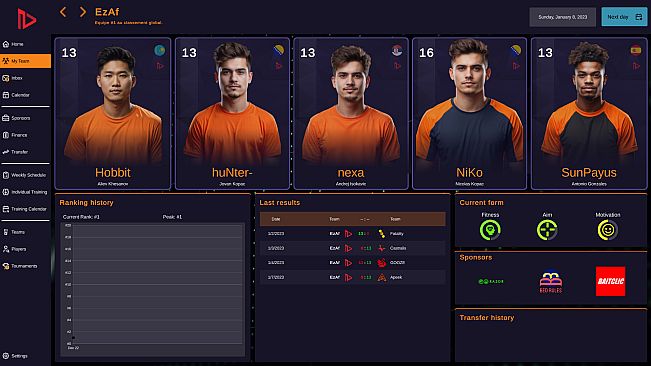 FPS Pro Team Manager