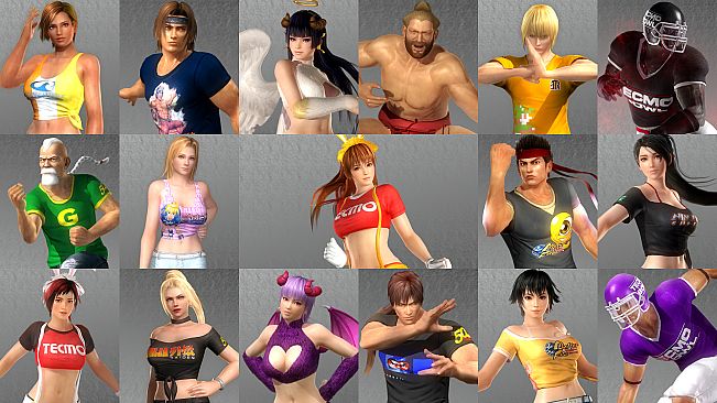 DOA5LR TECMO 50th Anniversary Costume Set