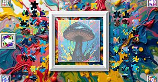 Color Splash: Mushrooms