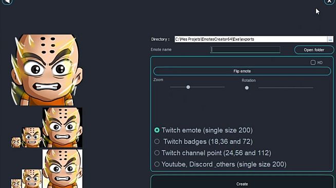 Emotes Creator Tool