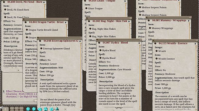 Fantasy Grounds - Creature Components Volume 1 (PFRPG)