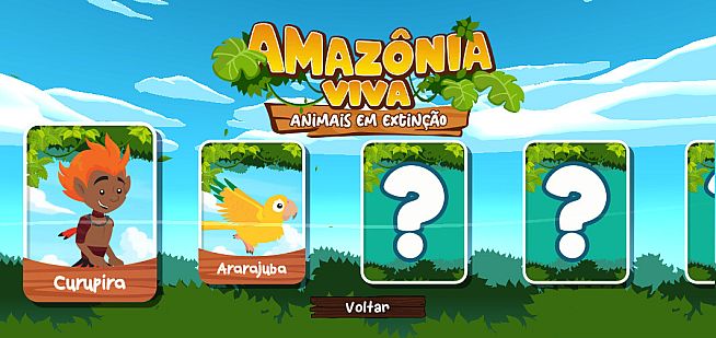 Amazônia Viva Game: animais em extinção
