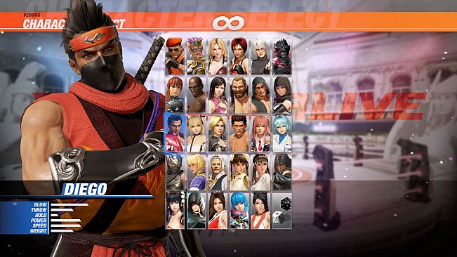 DOA6 Morphing Ninja Costume - Diego