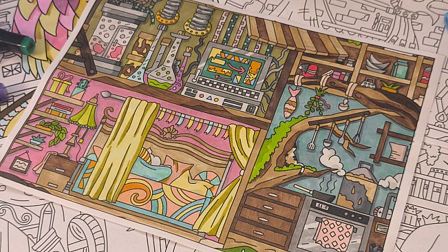 HIDDEN CATS 5: Magic Tree - Coloring Book