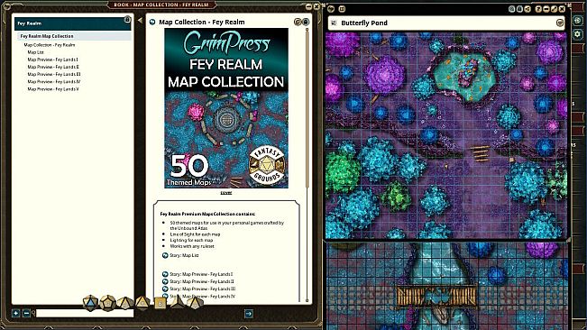 Fantasy Grounds - Map Collection - Fey Realm