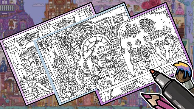 FIND KITTENS 11: Dollhouse - Coloring Book