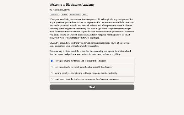 Blackstone Academy for the Magical Arts