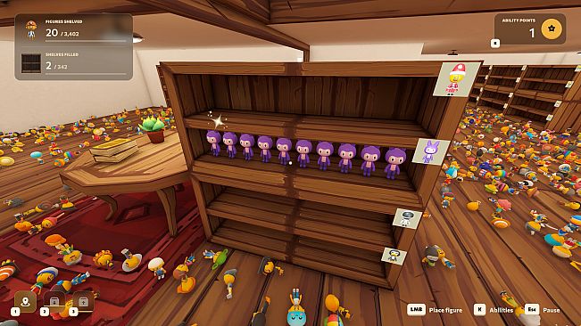 Shelves Full of Figures