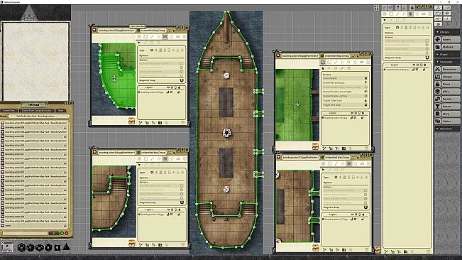 Fantasy Grounds - Pathfinder RPG - Map Pack - Boarding Actions