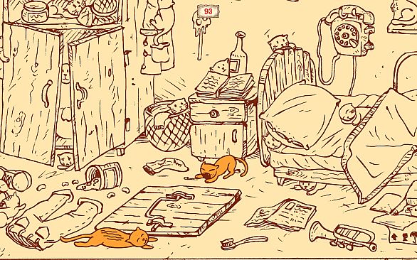 100 hidden Cats : Kitty House 2