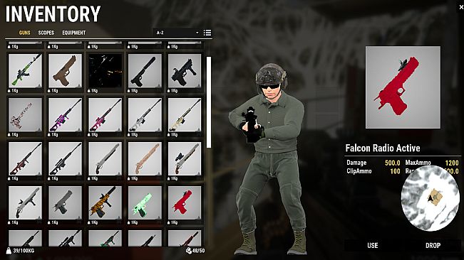 Resurrection : Nuke island - Weapons Pack