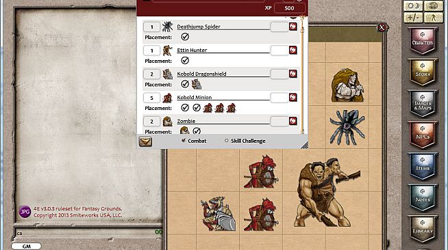 Fantasy Grounds - Creature Collection 4E - Heroic 1 Token Pack
