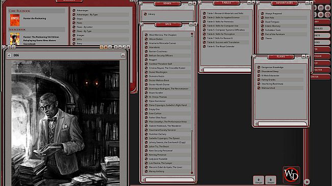 Fantasy Grounds - Hunter: The Reckoning - Alma Maters